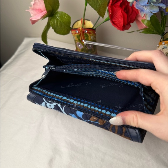 NWT Vera Bradley Java Floral Ultimate Wristlet Wallet Clutch Wallet Pushlock - Picture 9 of 10